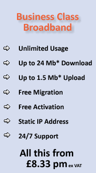 24Mbps Broadband from �8.33 per month